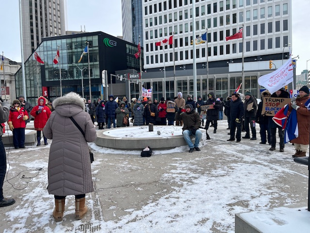 Emily Halldorson, Vice-President AUUC Winnipeg Branch